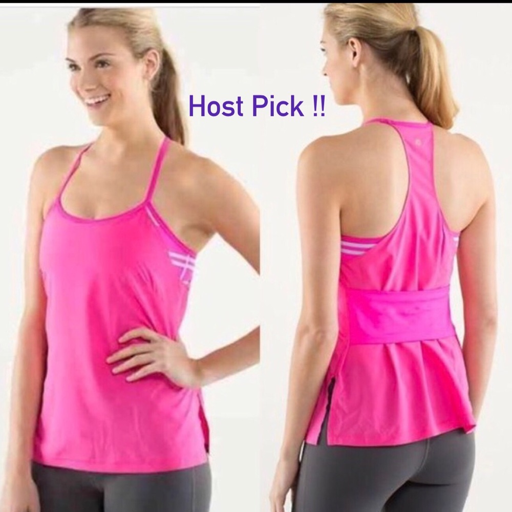 Host Pick!! Lululemon Amped tank top.